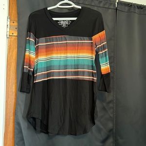 Crazy train 3/4 sleeve